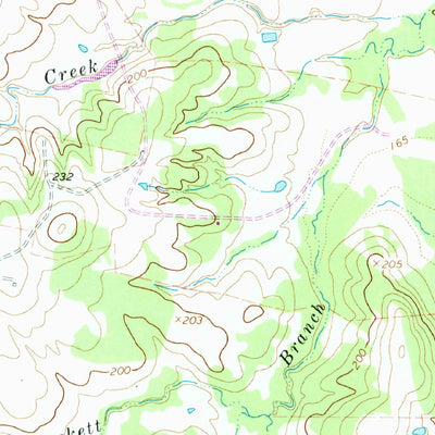 United States Geological Survey Sand Ridge, TX (1964, 24000-Scale) digital map