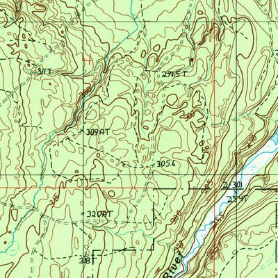 United States Geological Survey Sand River, MI (1985, 24000-Scale) digital map
