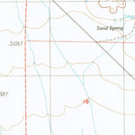 United States Geological Survey Sand Spring, CA-NV (1987, 24000-Scale) digital map