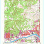 United States Geological Survey Sand Springs, OK (1956, 24000-Scale) digital map