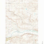 United States Geological Survey Sandborn Creek, MT (1955, 24000-Scale) digital map