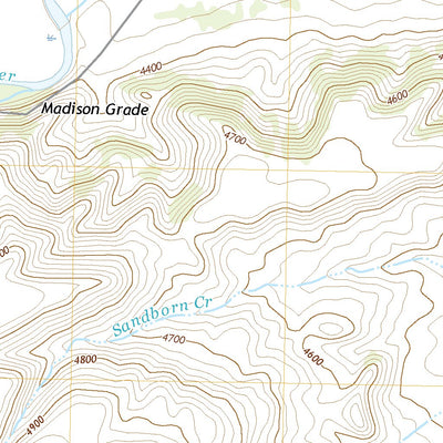 United States Geological Survey Sandborn Creek, MT (2020, 24000-Scale) digital map