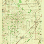 United States Geological Survey Sandborn, IN (1943, 24000-Scale) digital map