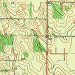 United States Geological Survey Sandborn, IN (1943, 24000-Scale) digital map