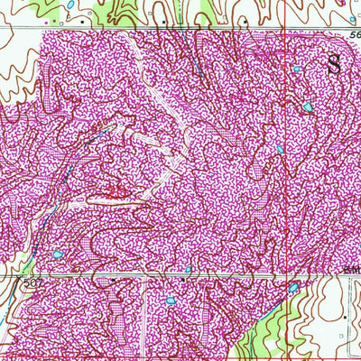 United States Geological Survey Sandborn, IN (1958, 24000-Scale) digital map