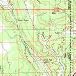 United States Geological Survey Sanders, AZ-NM (1982, 100000-Scale) digital map