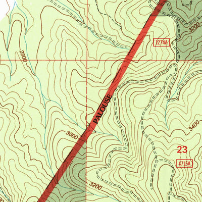 United States Geological Survey Sanders, ID (1994, 24000-Scale) digital map