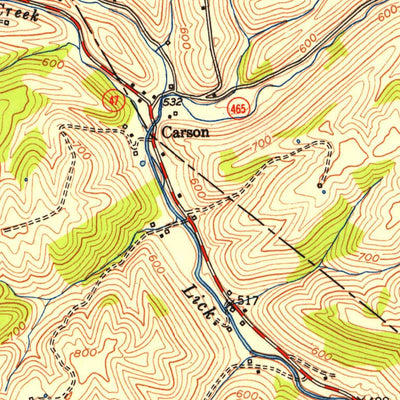 United States Geological Survey Sanders, KY (1951, 24000-Scale) digital map