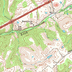 United States Geological Survey Sanders, KY (1969, 24000-Scale) digital map