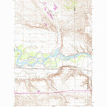 United States Geological Survey Sanders, MT (1960, 24000-Scale) digital map
