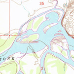United States Geological Survey Sanders, MT (1960, 24000-Scale) digital map
