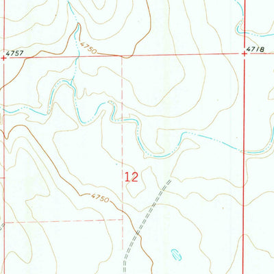 United States Geological Survey Sanders Ranch, CO (1978, 24000-Scale) digital map