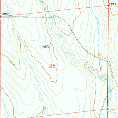 United States Geological Survey Sanders Ranch, CO (1978, 24000-Scale) digital map