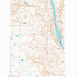 United States Geological Survey Sanderson Creek, WA (1989, 24000-Scale) digital map