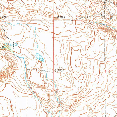 United States Geological Survey Sanderson Creek, WA (1989, 24000-Scale) digital map