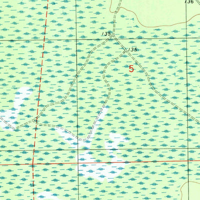 United States Geological Survey Sanderson NW, FL (1994, 24000-Scale) digital map