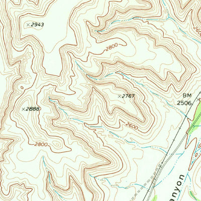 United States Geological Survey Sanderson SE, TX (1969, 24000-Scale) digital map