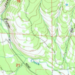 United States Geological Survey Sanderson Spring, OR (1995, 24000-Scale) digital map
