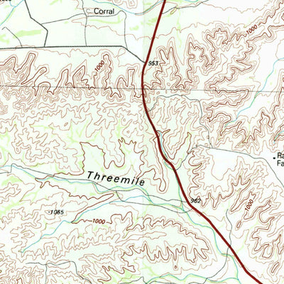 United States Geological Survey Sanderson, TX (1985, 100000-Scale) digital map
