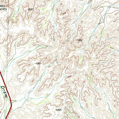 United States Geological Survey Sanderson, TX (1985, 100000-Scale) digital map