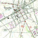 United States Geological Survey Sandersville, GA (1962, 24000-Scale) digital map