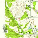 United States Geological Survey Sandford, IN-IL (1950, 24000-Scale) digital map