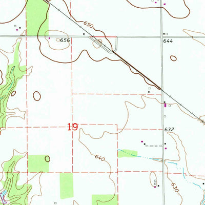 United States Geological Survey Sandford, IN-IL (1966, 24000-Scale) digital map