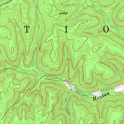 United States Geological Survey Sandgap, KY (1953, 24000-Scale) digital map