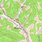 United States Geological Survey Sandgap, KY (1953, 24000-Scale) digital map
