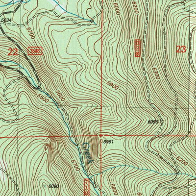 United States Geological Survey Sandhill Crossing, OR (2004, 24000-Scale) digital map