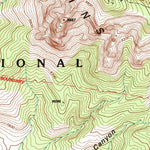 United States Geological Survey Sandia Crest, NM (1990, 24000-Scale) digital map
