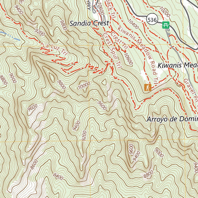 United States Geological Survey Sandia Crest, NM (2023, 24000-Scale) digital map