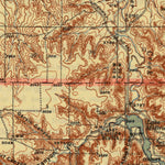 United States Geological Survey Sandon, KS (1942, 62500-Scale) digital map