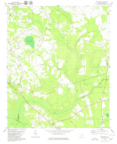 United States Geological Survey Sandridge, SC (1979, 24000-Scale) digital map
