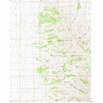 United States Geological Survey Sandrock Canyon, ID (1985, 24000-Scale) digital map
