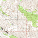 United States Geological Survey Sandrock Canyon, ID (1985, 24000-Scale) digital map