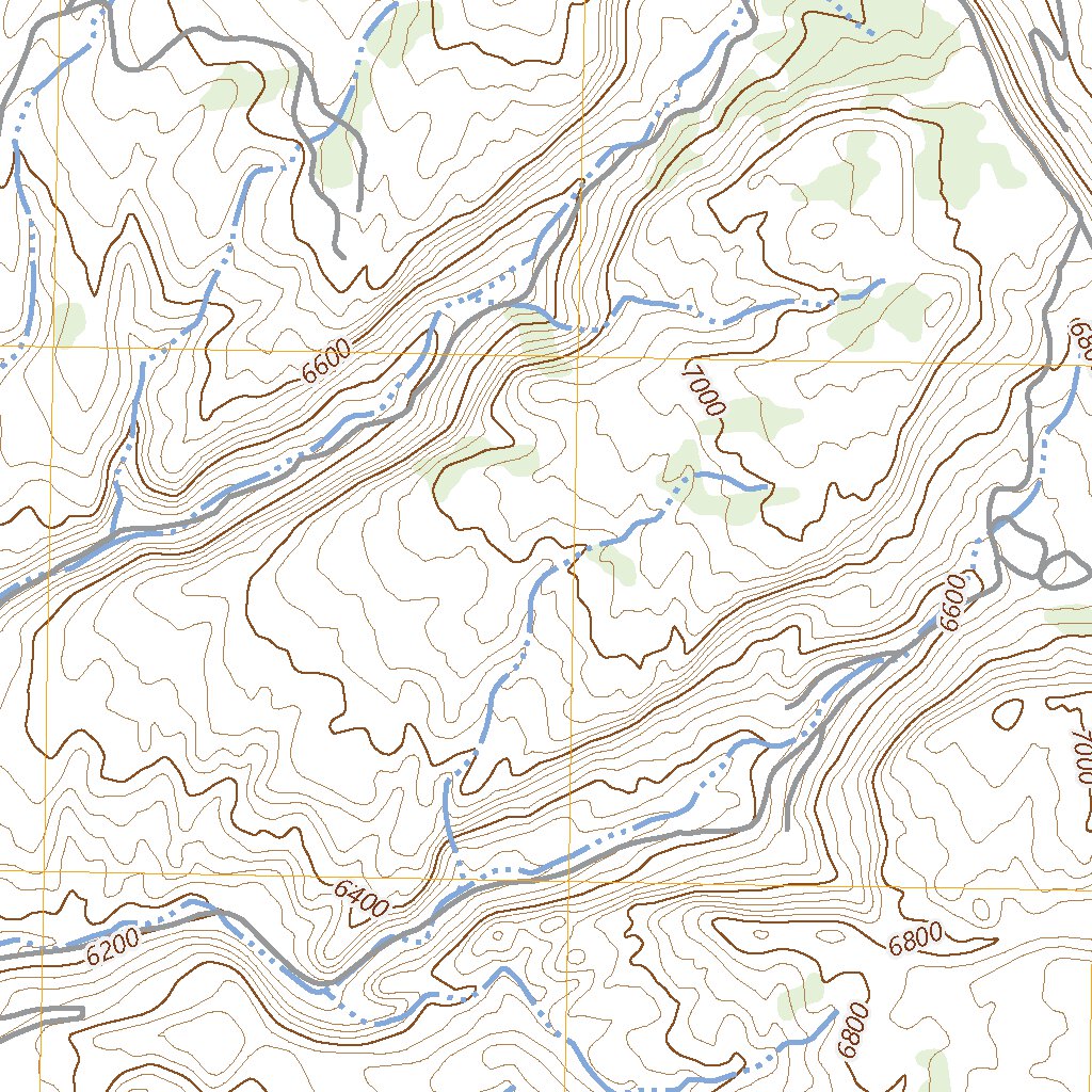 Utah Ridge Drawing Sandstone Draw, UT (2023, 24000-Scale) Map by United States Geological ...