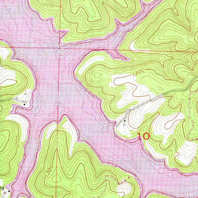United States Geological Survey Sandstone Mountain, AR (1957, 24000-Scale) digital map