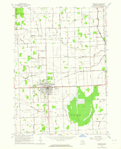 United States Geological Survey Sandusky, MI (1963, 24000-Scale) digital map