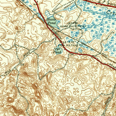 United States Geological Survey Sandwich, MA (1943, 31680-Scale) digital map