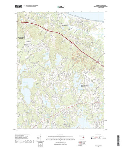 United States Geological Survey Sandwich, MA (2021, 24000-Scale) digital map