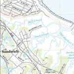 United States Geological Survey Sandwich OE N, MA (2021, 24000-Scale) digital map
