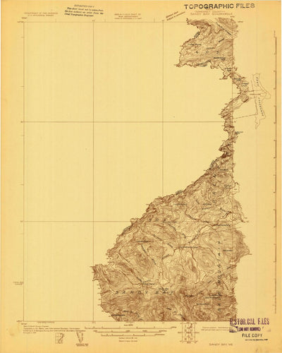 United States Geological Survey Sandy Bay, ME (1927, 48000-Scale) digital map