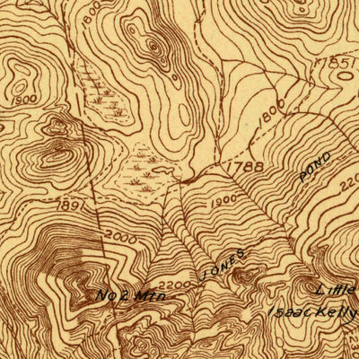 United States Geological Survey Sandy Bay, ME (1927, 48000-Scale) digital map