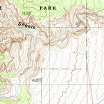 United States Geological Survey Sandy Creek Benches, UT (1987, 24000-Scale) digital map