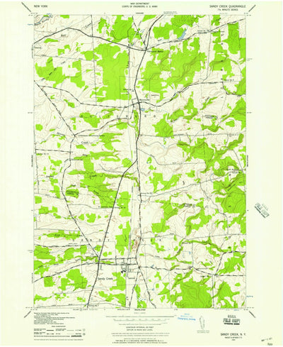 United States Geological Survey Sandy Creek, NY (1942, 24000-Scale) digital map