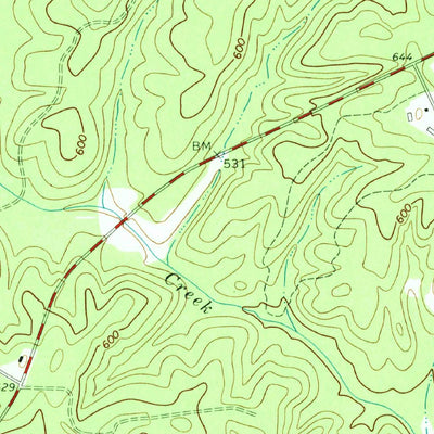 United States Geological Survey Sandy Cross, GA (1971, 24000-Scale) digital map