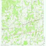 United States Geological Survey Sandy Fork, TX (1964, 24000-Scale) digital map