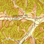 United States Geological Survey Sandy Hook, KY (1950, 24000-Scale) digital map