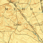 United States Geological Survey Sandy Hook, NJ-NY (1901, 62500-Scale) digital map